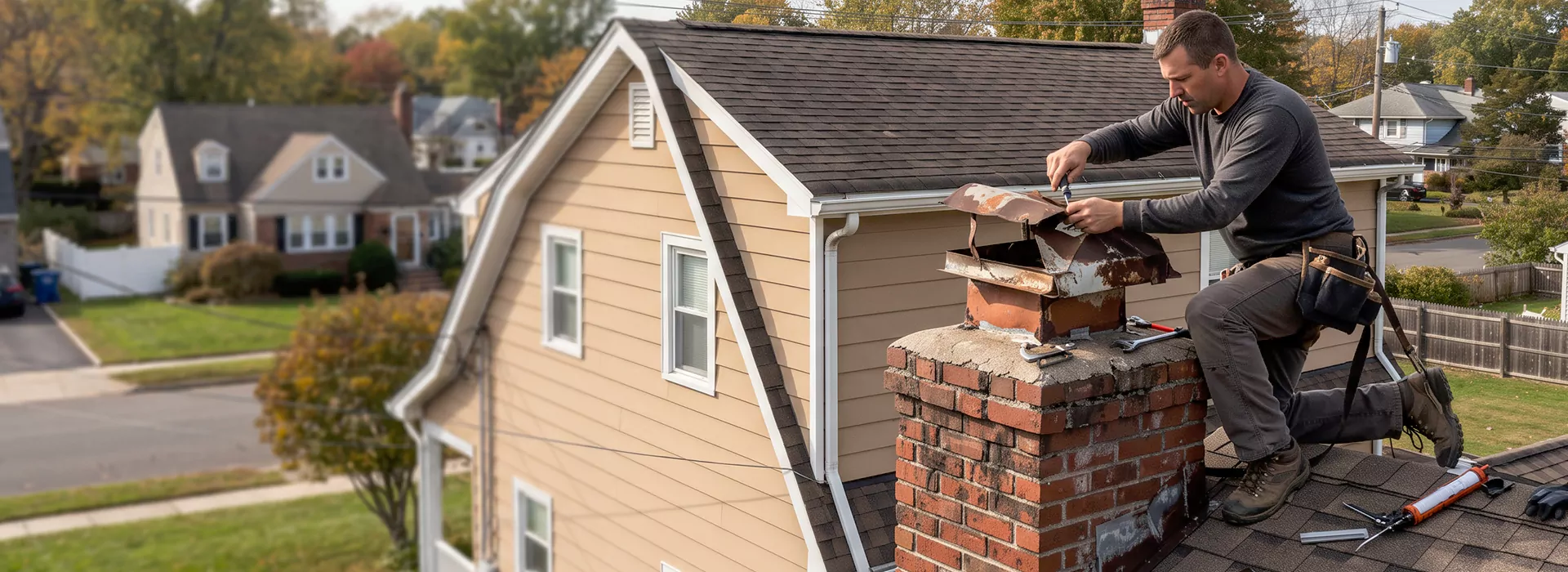 Chimney Cover Repair Levittown, PA