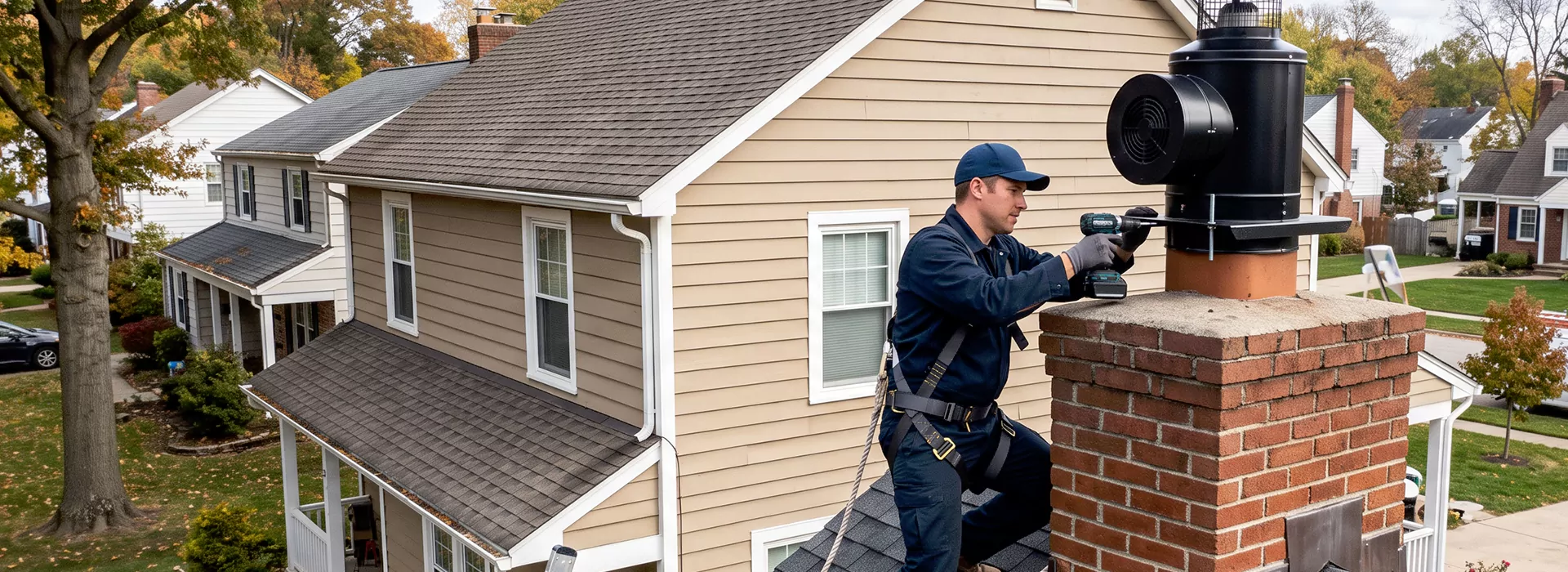 Chimney Fan Installation in Levittown, PA