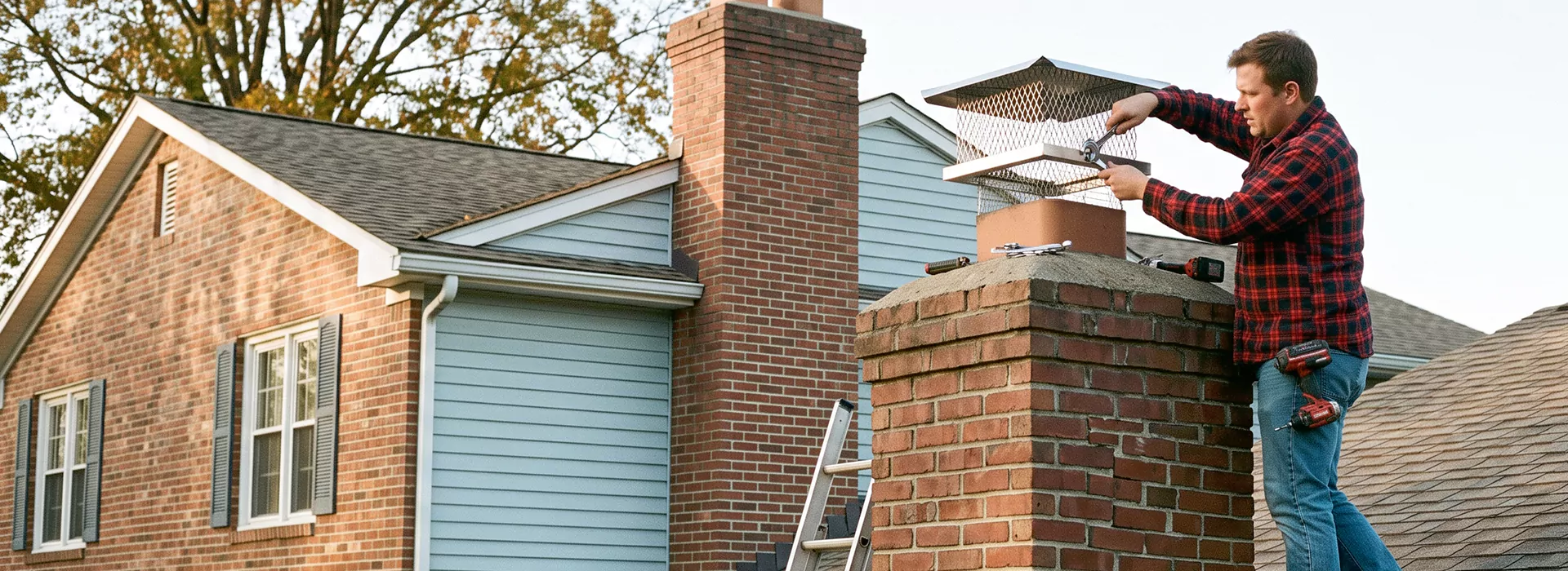Chimney Spark Arrestor Installation in Levittown