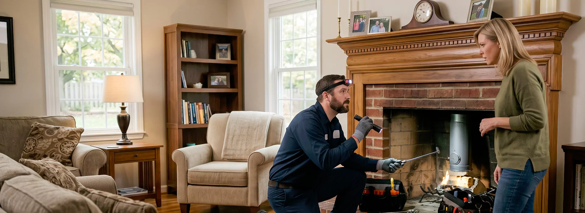Fireplace Safety Inspection Levittown, PA