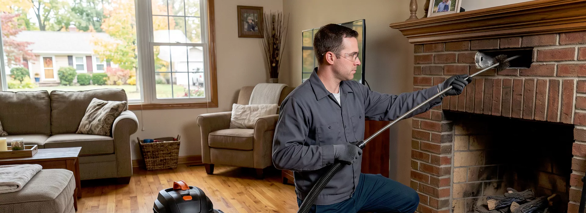 Fireplace Vent Cleaning in Levittown, PA