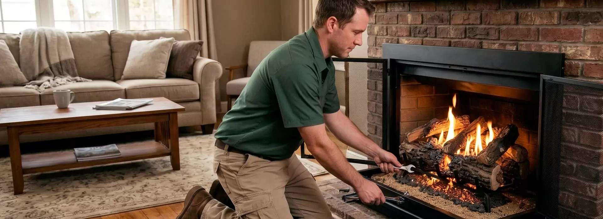 Gas Fireplace Logs in Levittown, PA