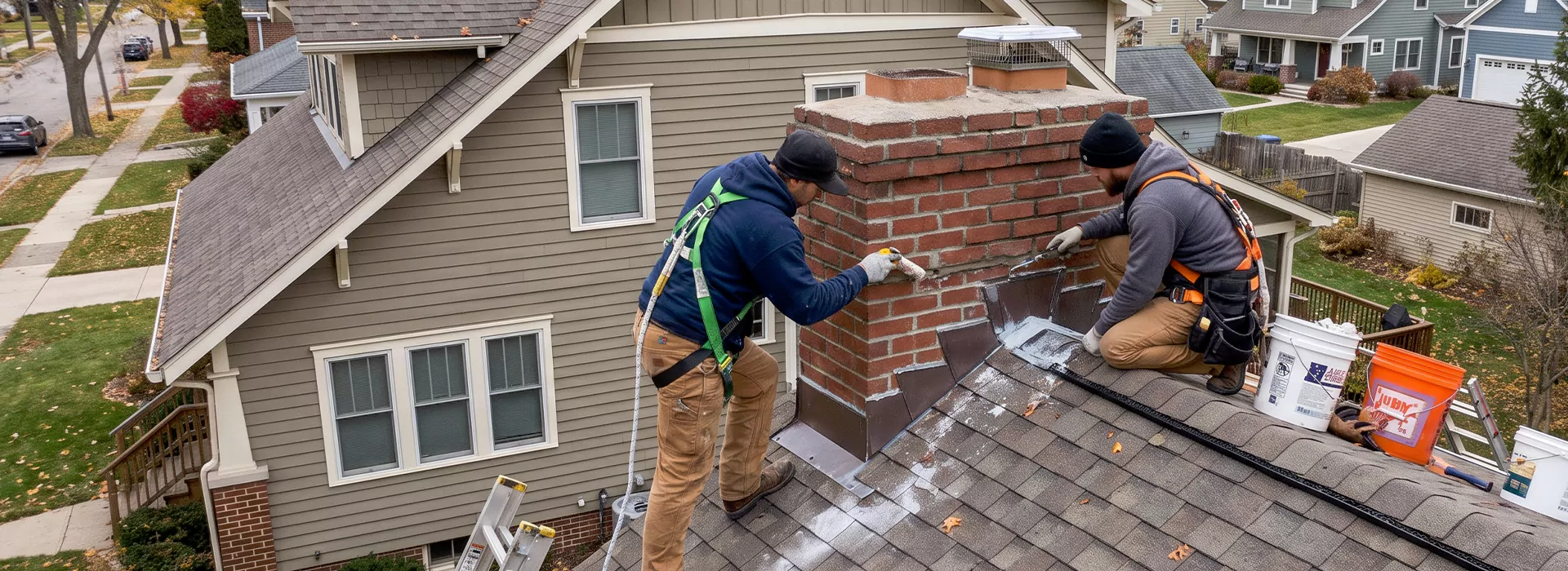 Leaking Chimney Repair in Levittown, PA