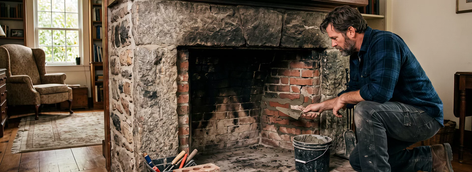 Old Fireplace Repair Levittown, PA