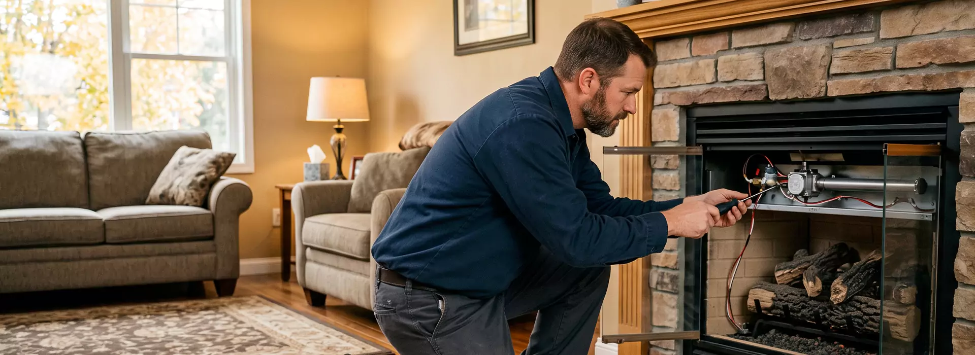 Propane Fireplace Repair in Levittown, PA