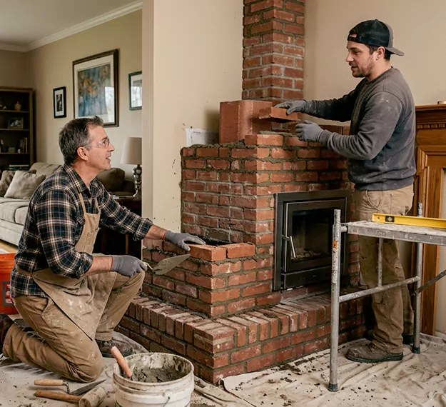 Certified Brick Fireplace Installation Company: Your Local Masonry Fireplace Contractors in Levittown, PA