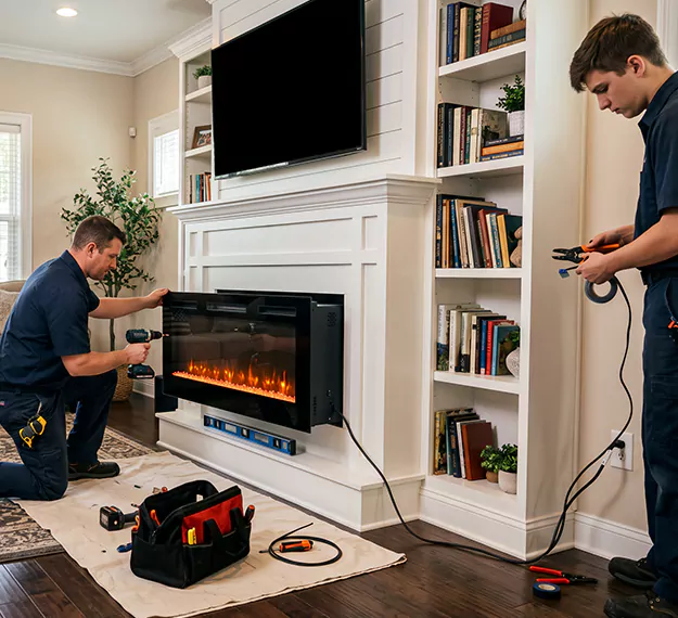 Certified Electric Fireplace Installation Company: Your Local Electric Fireplace Contractors in Levittown, PA!
