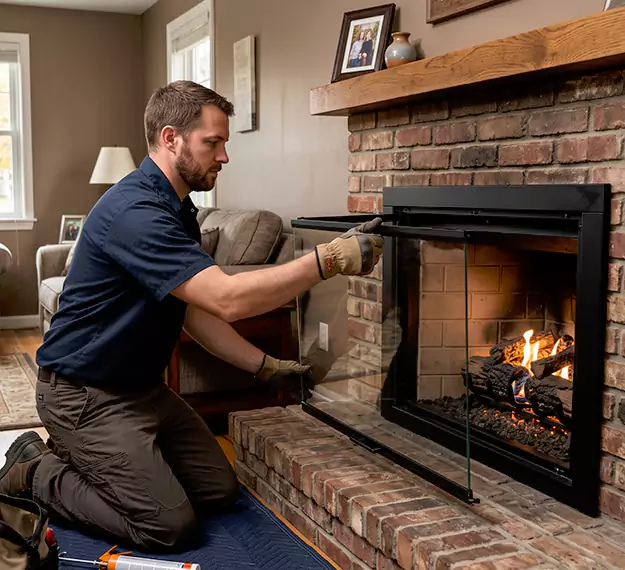 Certified Fireplace Glass Installation Company: Your Local Fireplace Glass Door Installer in Levittown, PA
