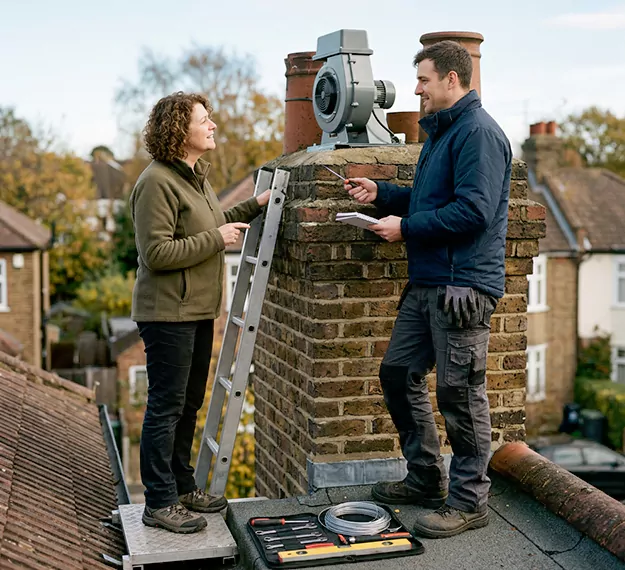 Why Levittown, PA Homeowners Choose Our Chimney Fan Installation Team?