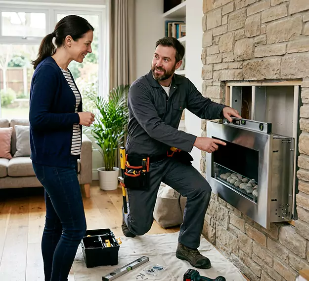 Why Levittown Homeowners Choose Our Ethanol Fireplace Installation Team?