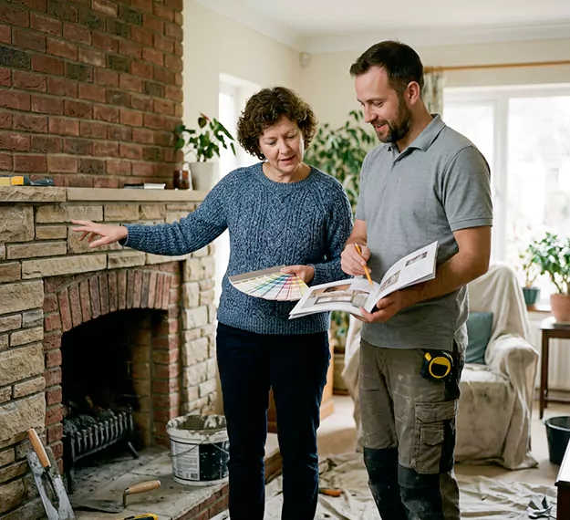 Why Levittown Homeowners Choose Our Fireplace Makeover Team?