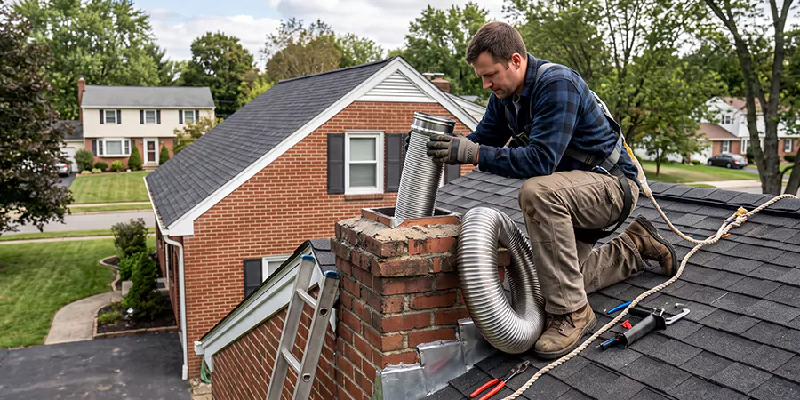 Chimney Sleeve Installation Levittown