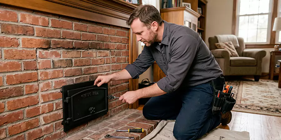 Fireplace Ash Dump Door Installation Levittown
