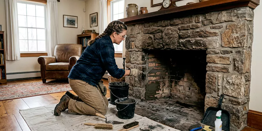 Refurbish Wood Burning Fireplace Levittown