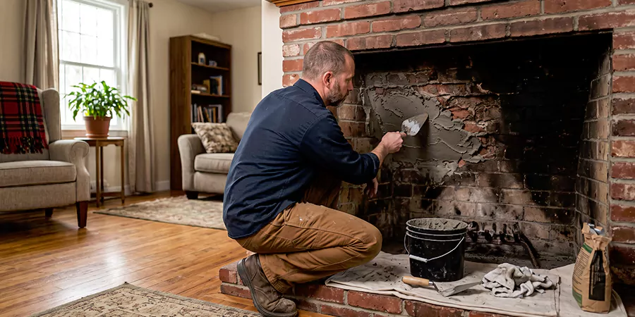 Modern Fireplace Refacing Levittown