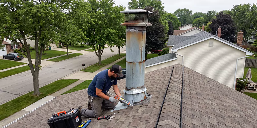 Stone, Stucco, and Metal Chimney Leak Repair Levittown
