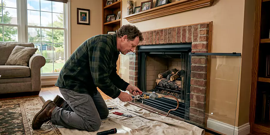 Propane Fireplace Regulator and Gas Line Repair Levittown