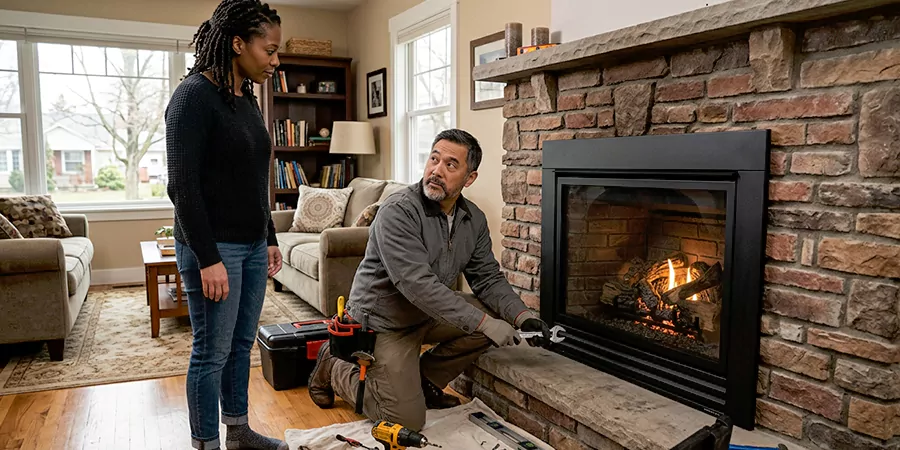 Fireplace and Log Fire Installation Levittown