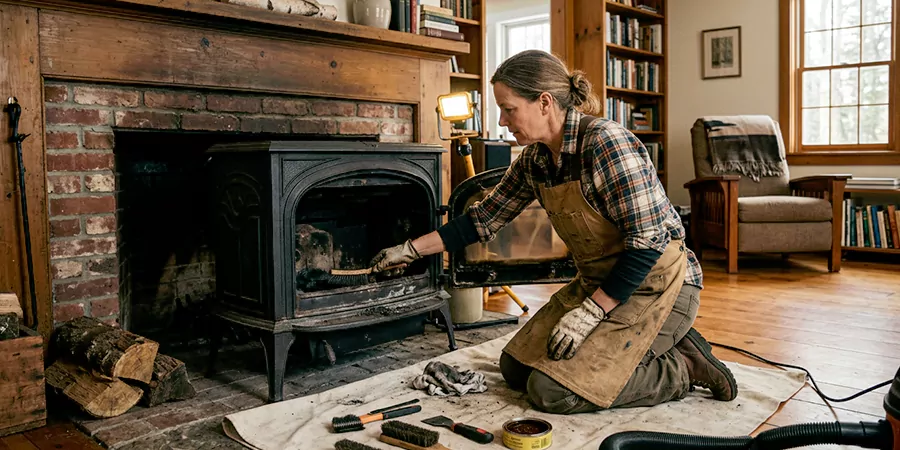 Wood Stove Restoration Levittown